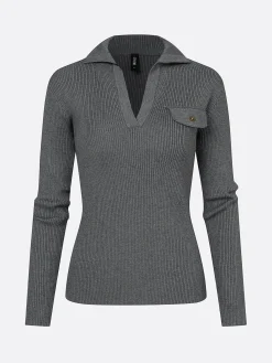 Yarn/Wool Yarn Casual Plain Buttoned Sweater